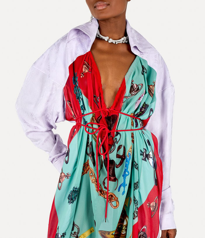 Vivienne Westwood BASEBALL SHIRT DRESS